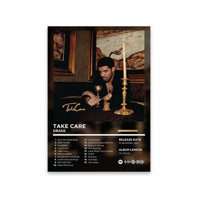 50 Rap Album Posters