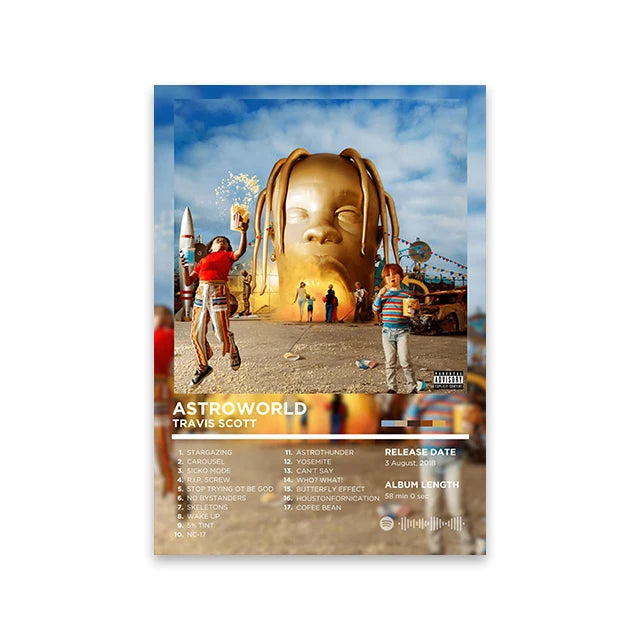 50 Rap Album Posters