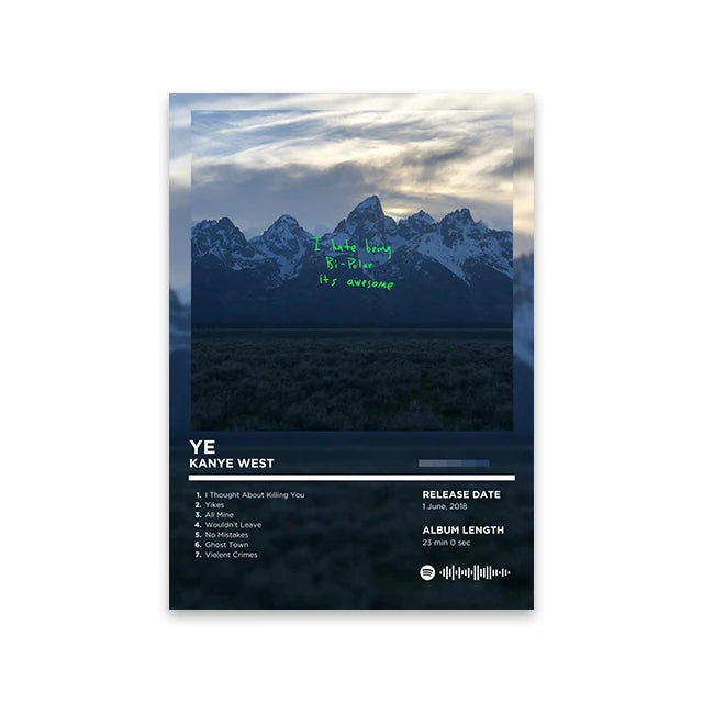 50 Rap Album Posters