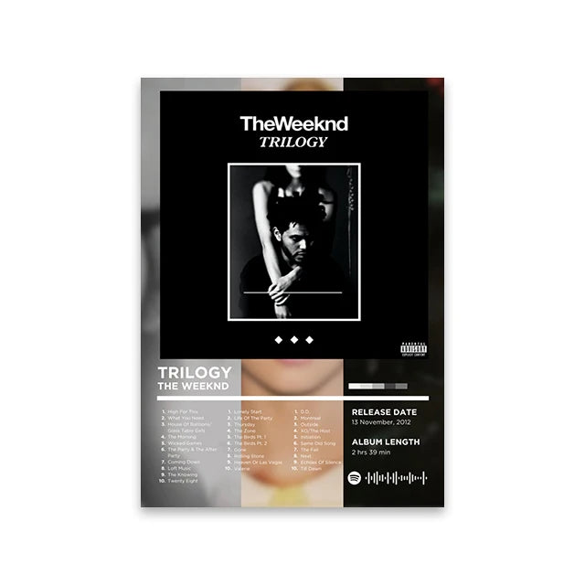 50 Rap Album Posters