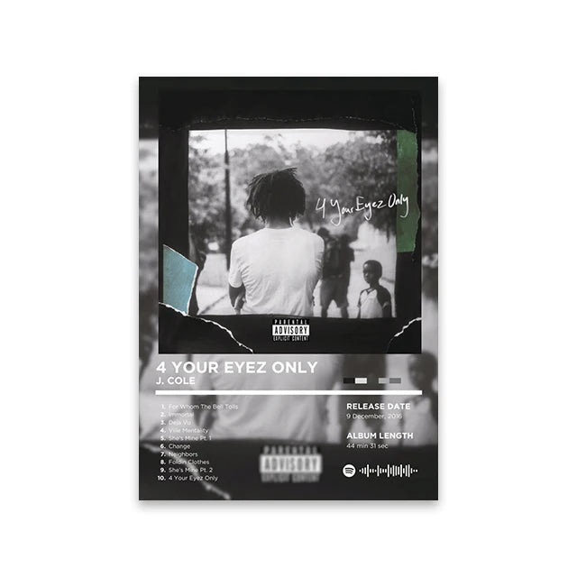 50 Rap Album Posters