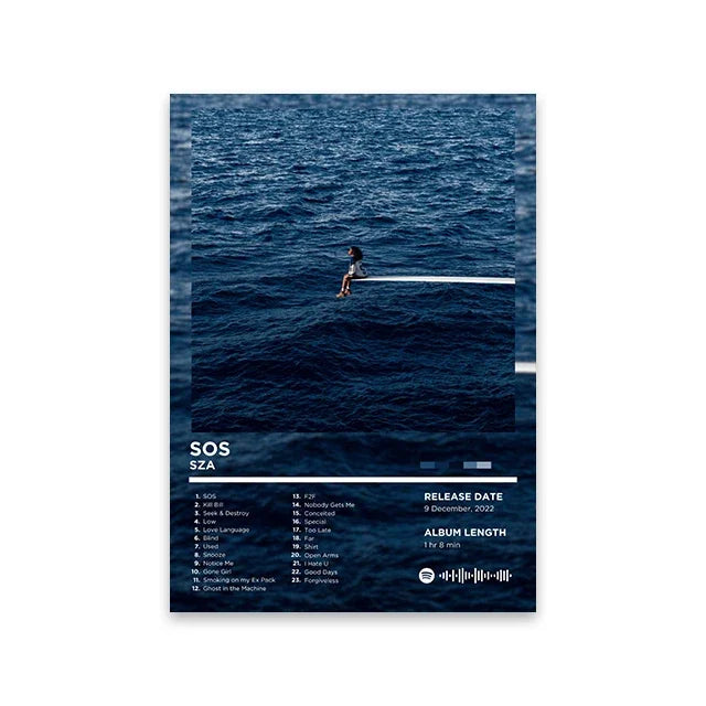 50 Rap Album Posters