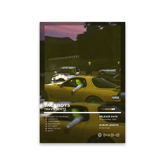 50 Rap Album Posters