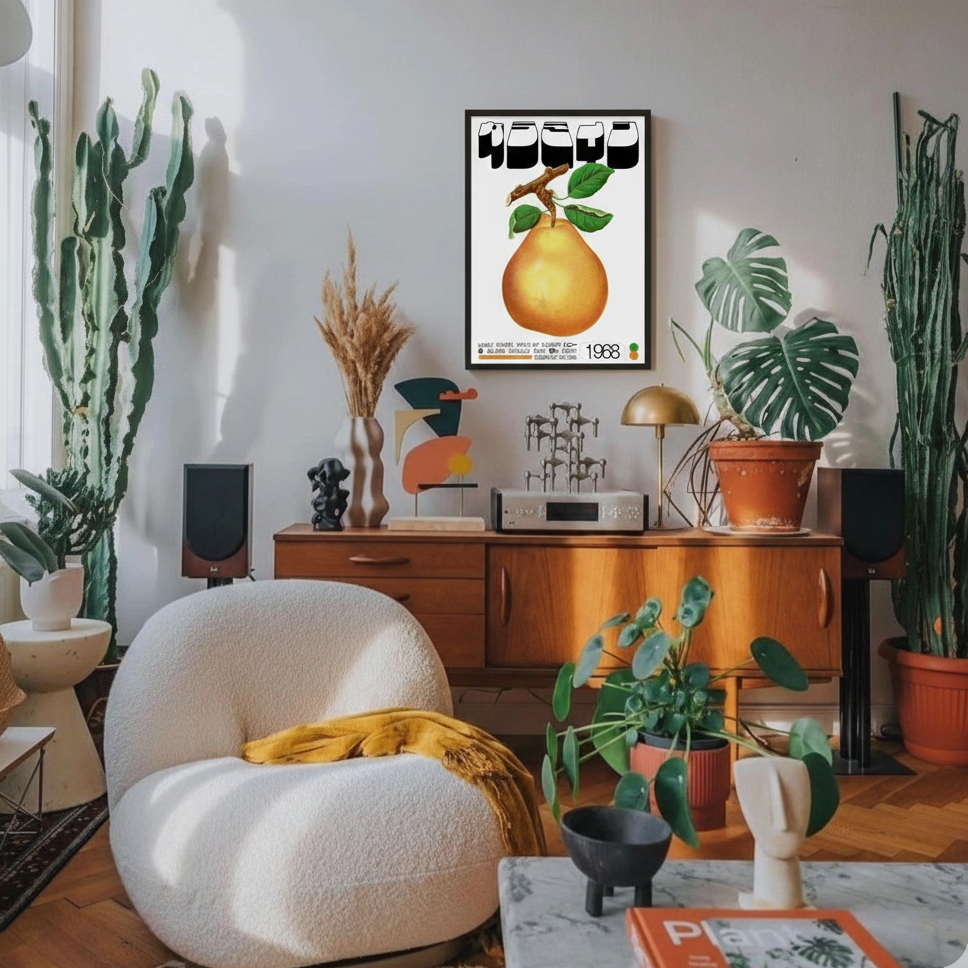 Golden Pear Poster