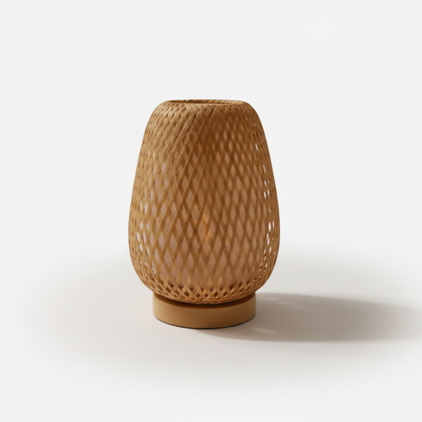 Rattan Table Lampshade