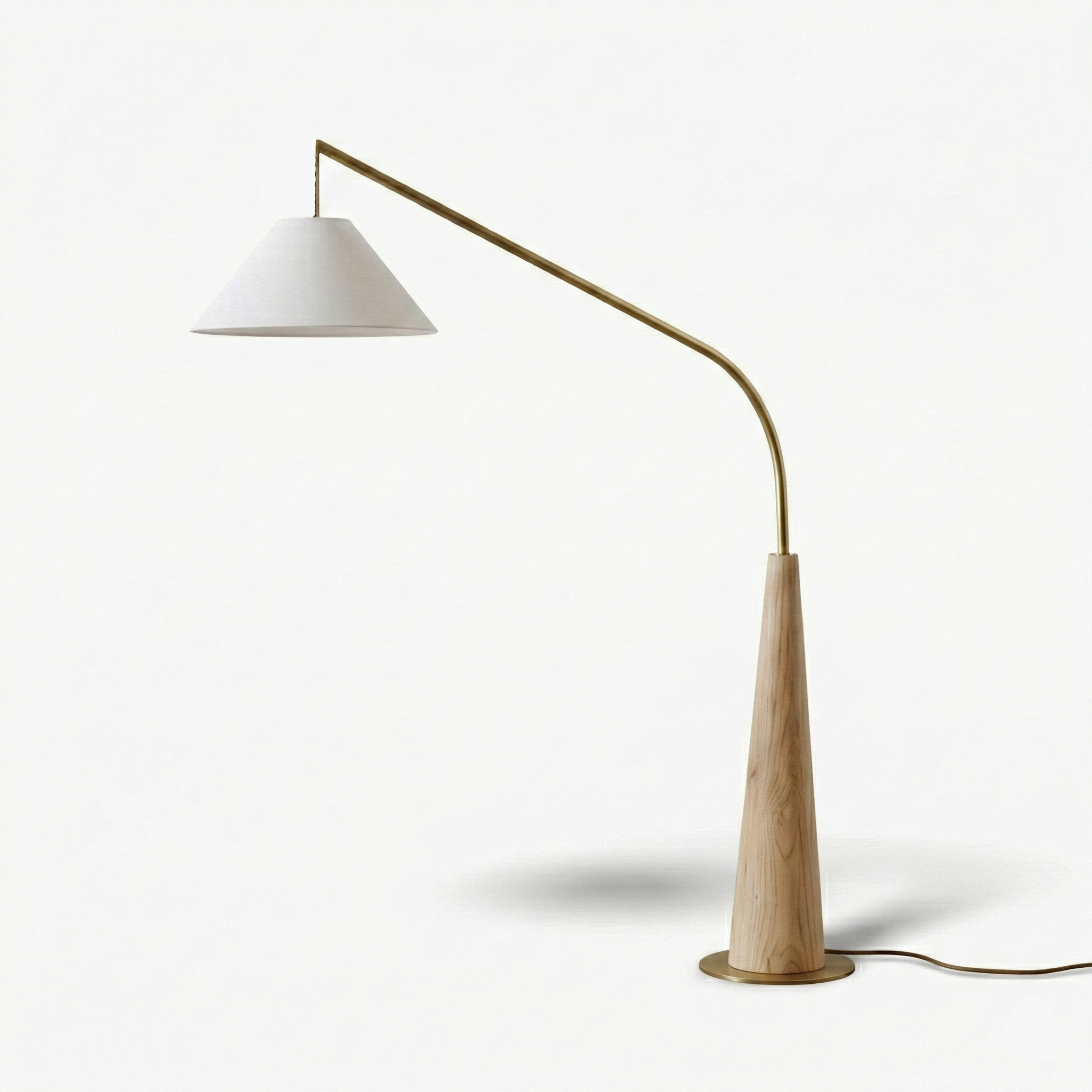 Wooden Arc Lamp