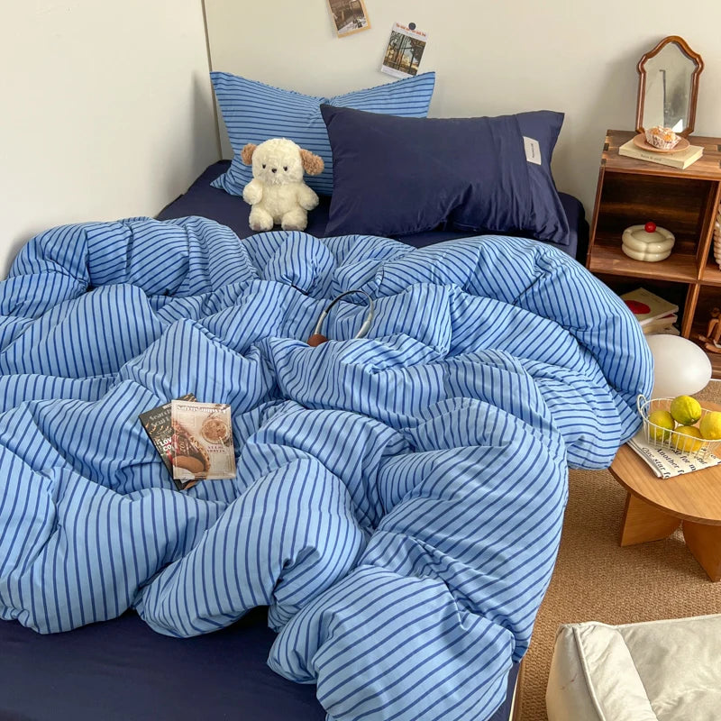 Pinstripe Bedding Set