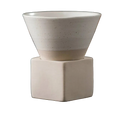 Cone and Cube Coffee Cup
