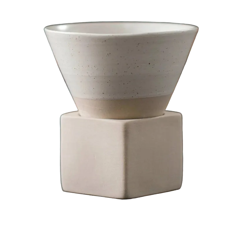 Cone and Cube Coffee Cup