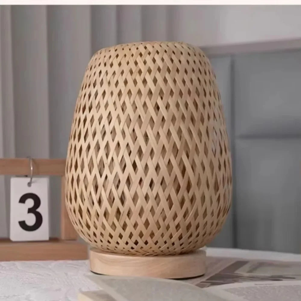 Rattan Table Lampshade
