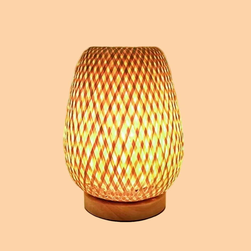 Rattan Table Lampshade