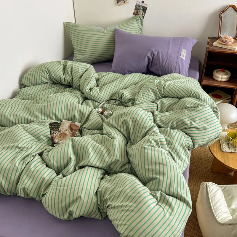 Pinstripe Bedding Set