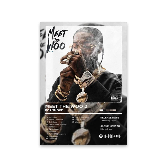50 Rap Album Posters