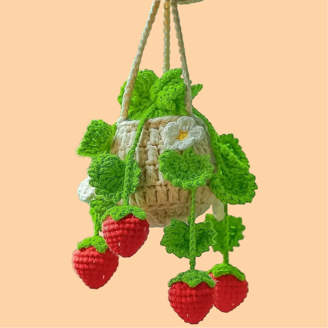 Crochet Strawberry Plant