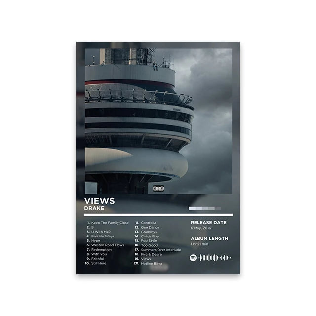 50 Rap Album Posters