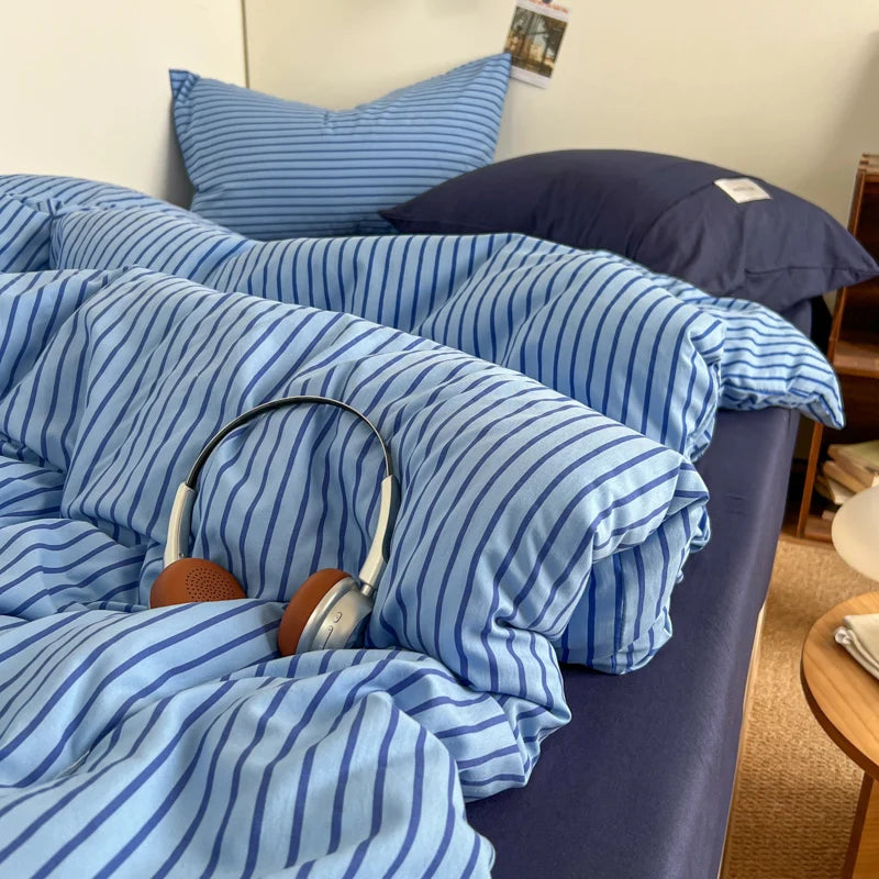 Pinstripe Bedding Set