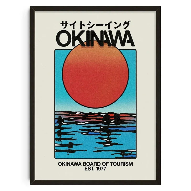 31 Vintage Japanese Style Posters