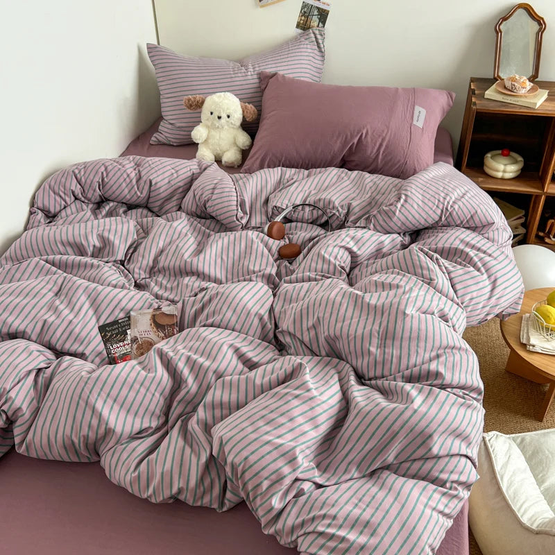 Pinstripe Bedding Set