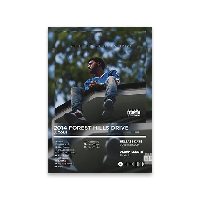 50 Rap Album Posters