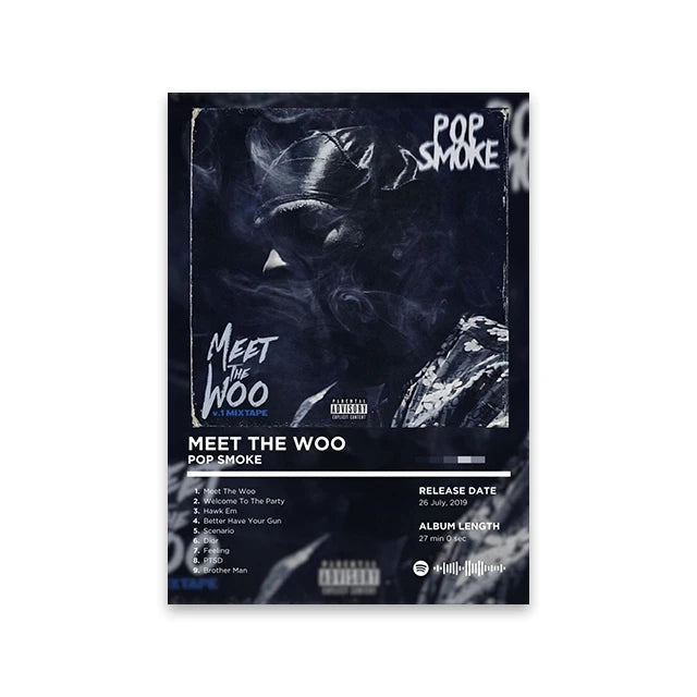 50 Rap Album Posters