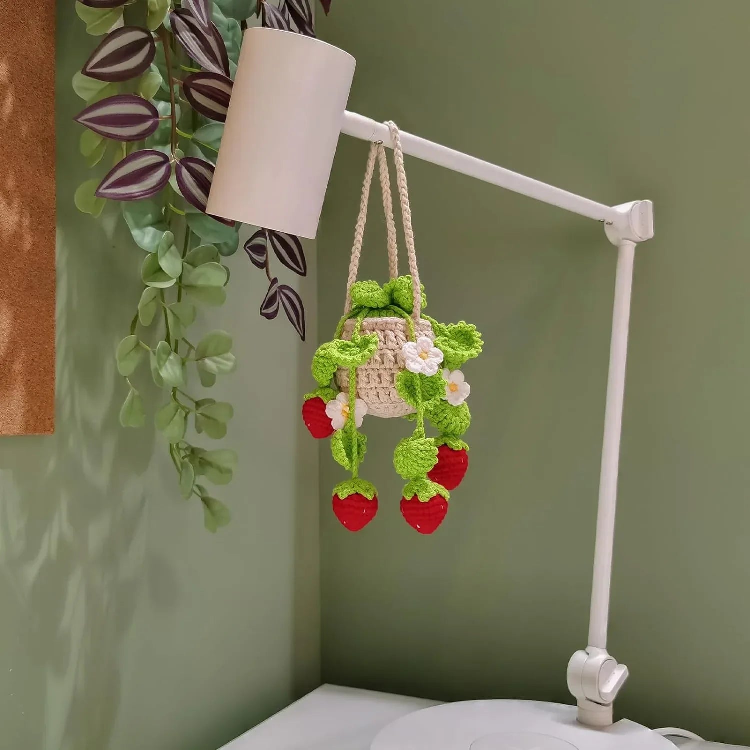 Crochet Strawberry Plant