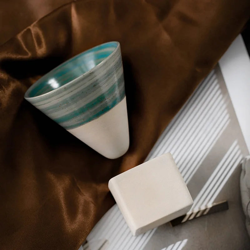 Cone and Cube Coffee Cup