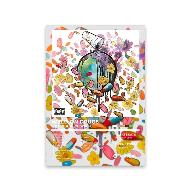 50 Rap Album Posters