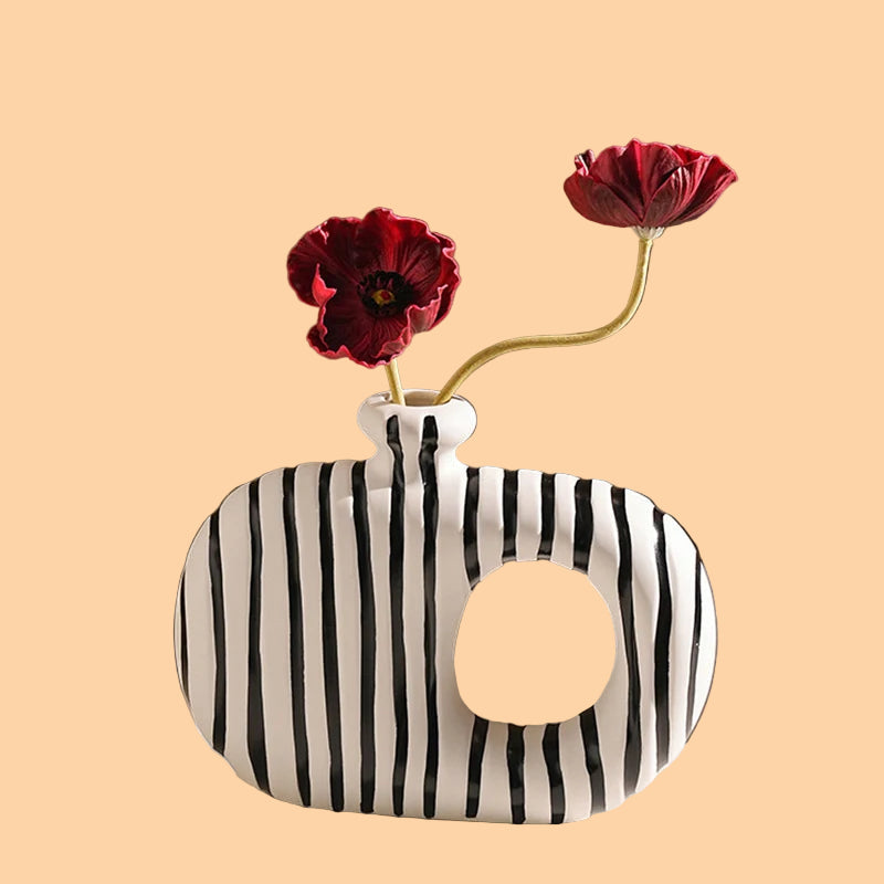 Zebra Vase