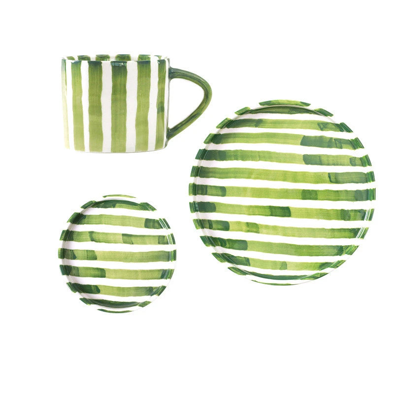Striped Ceramic Set