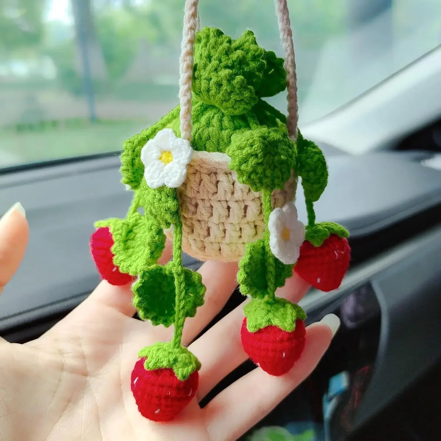 Crochet Strawberry Plant