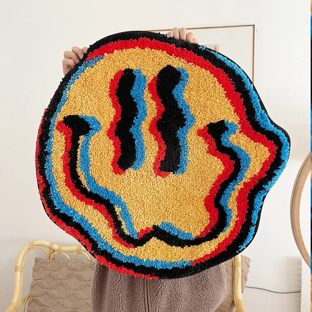 Trippy Smiling Rug