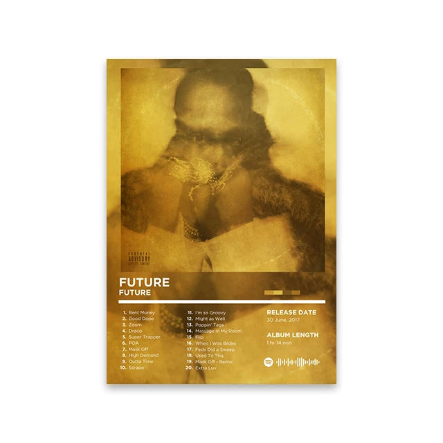 50 Rap Album Posters