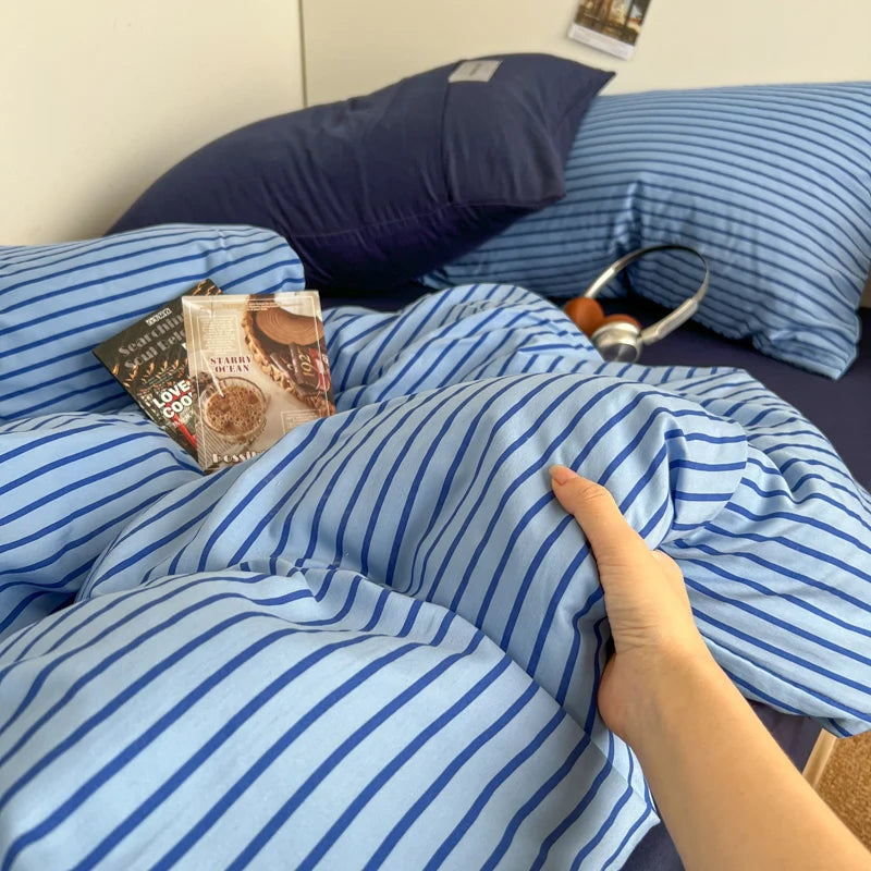 Pinstripe Bedding Set