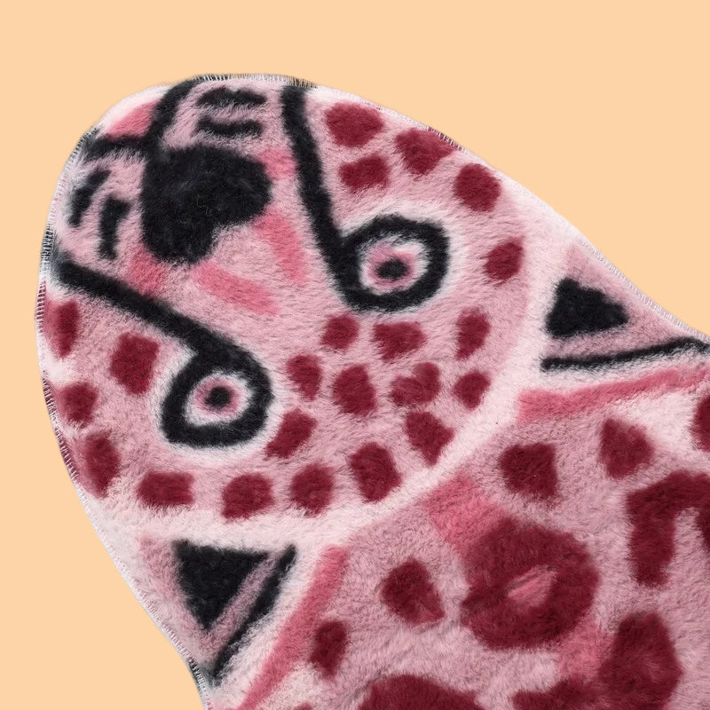 Pink Leopard Skin Rug
