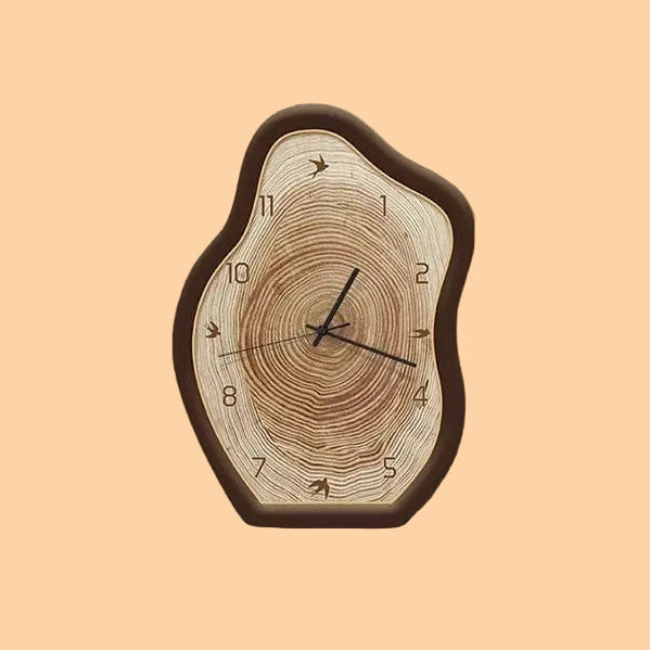 Wooden Style Clock