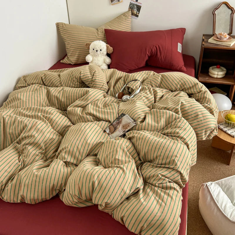Pinstripe Bedding Set