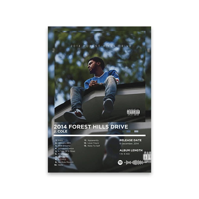 50 Rap Album Posters