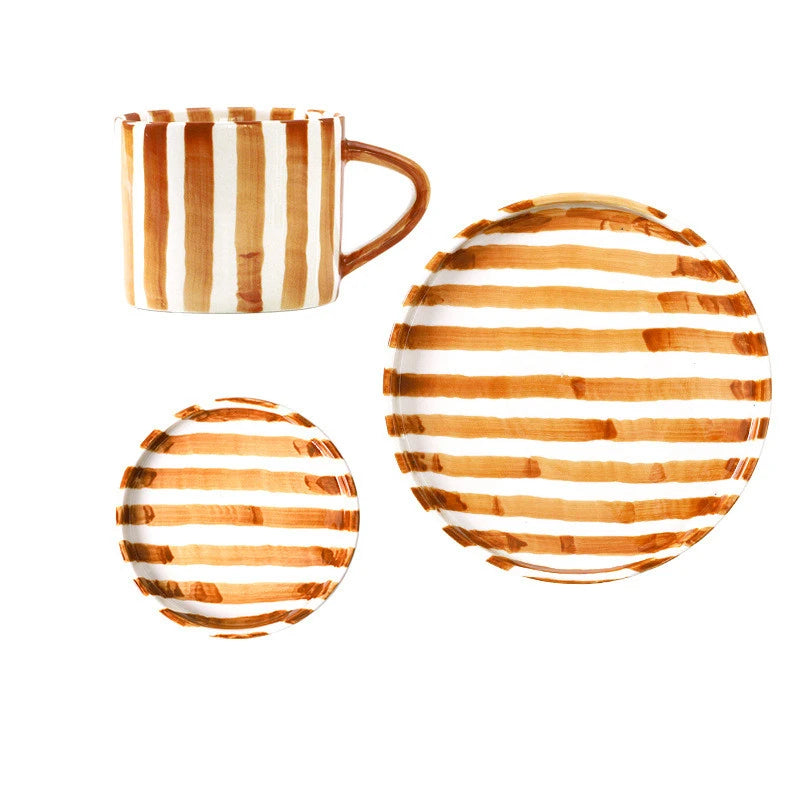 Striped Ceramic Set