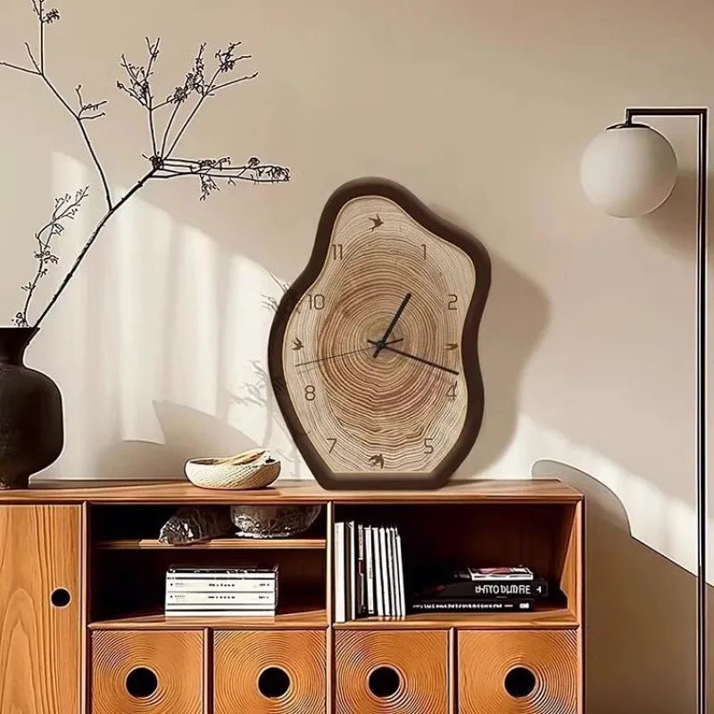 Wooden Style Clock