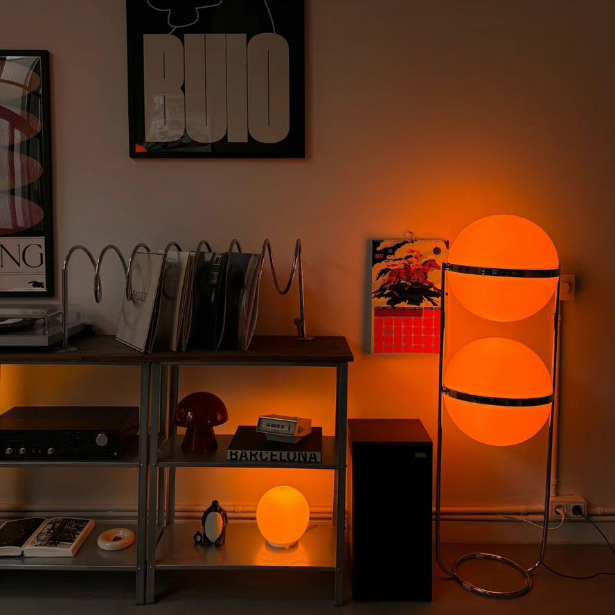 Dual Orb Floor Lamp