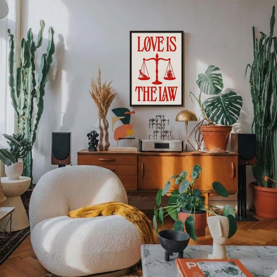 Love Is The Law Poster