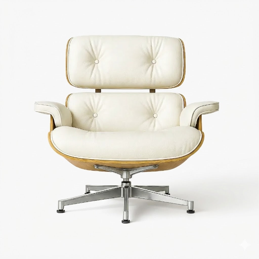 Eames Leather Lounge Chair and Ottoman